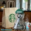 Starbucks Bearista Bear 2025 Glass Cup ghk8w1s