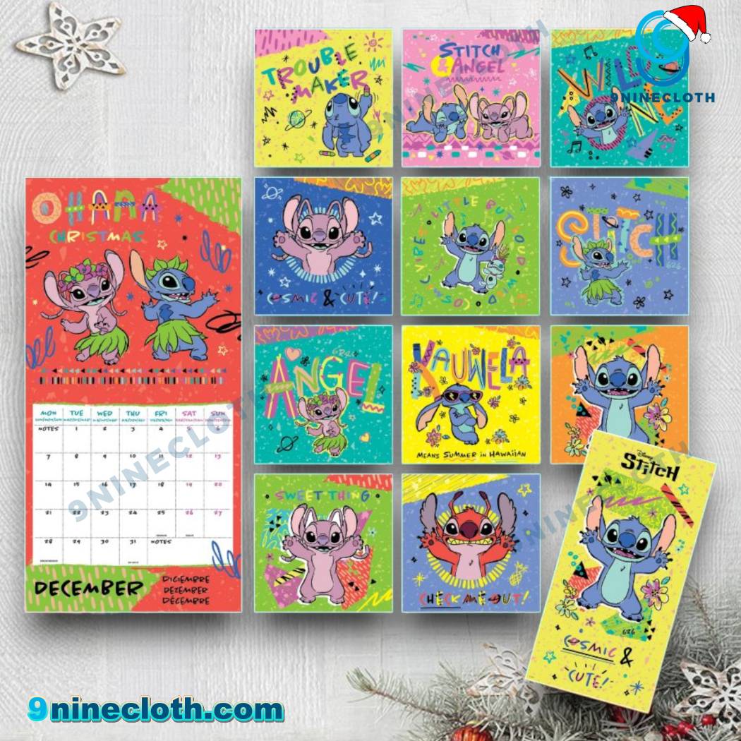Stitch Wall Calendar 2026-z 9zTJatc
