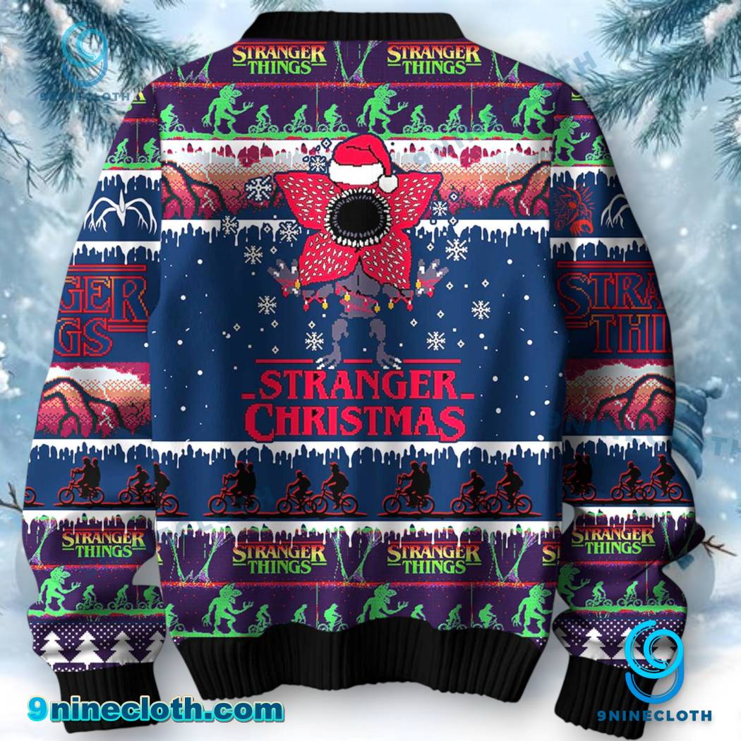 Stranger Things Demogorgon Ugly Christmas Sweater-b iBq3dsC