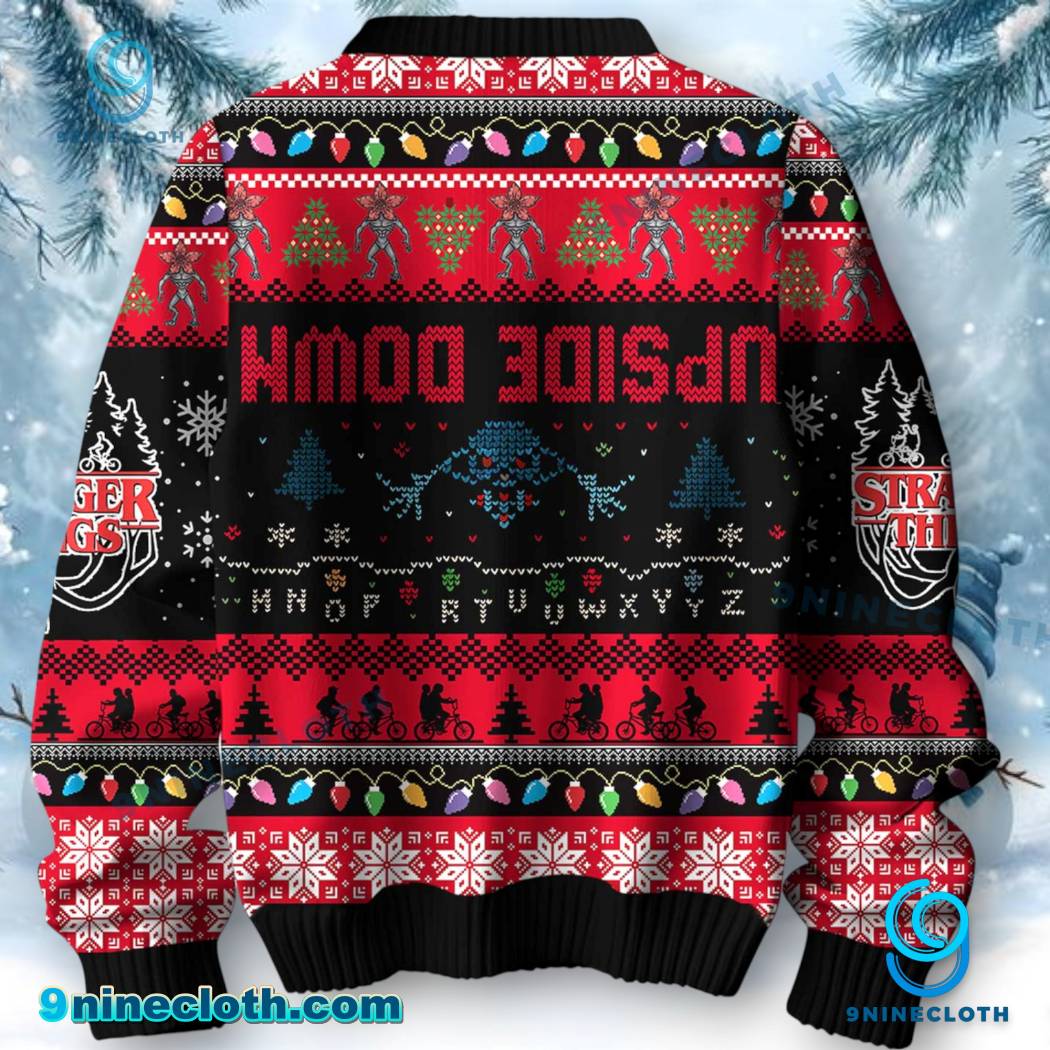 Stranger Things Upside Down Ugly Christmas Sweater-b hkq4GpK