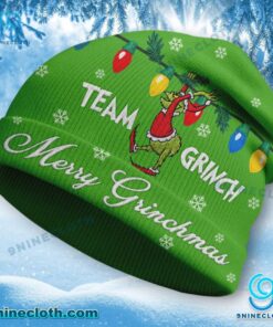Team Grinch Merry Grinchmas Beanie Hat KnJdDmV