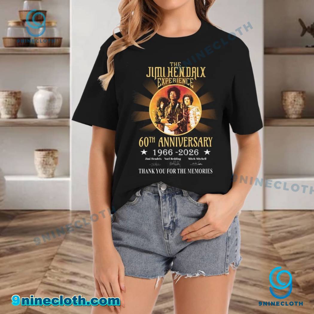 The Jimi Hendrix Experience 60th Anniversary 1966-2026 T-shirt-b jZFviO8