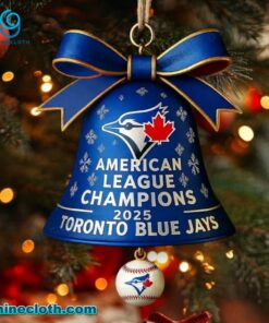 Toronto Blue Jays American League Champions 2025 Christmas Bell Ornament ohNBu0v