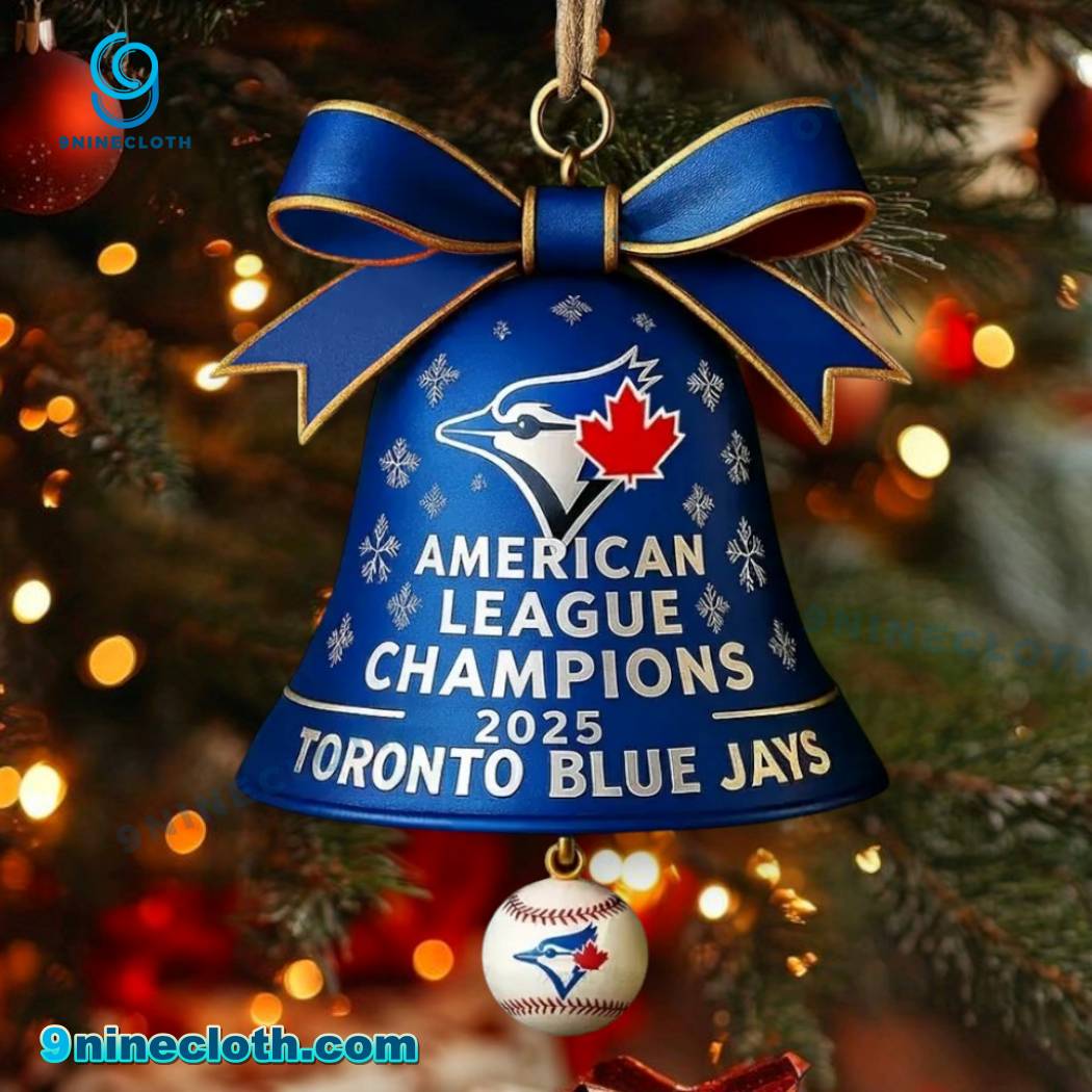 Toronto Blue Jays American League Champions 2025 Christmas Bell Ornament ohNBu0v