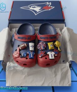 Toronto Blue Jays Crocs With Charms 5CxBXIW