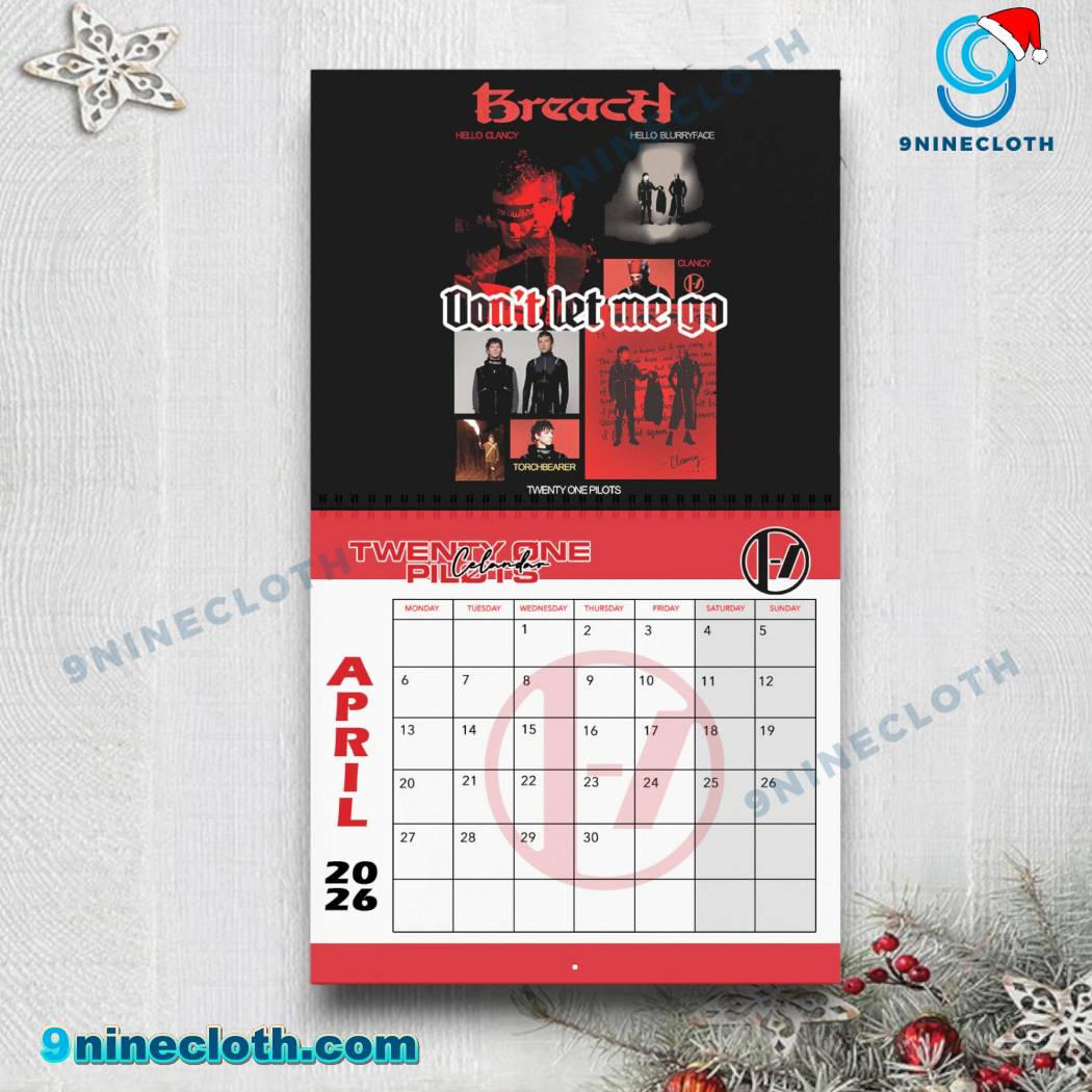 Twenty One Pilots Personalized Wall Calendar 2026-z QxfMGOz