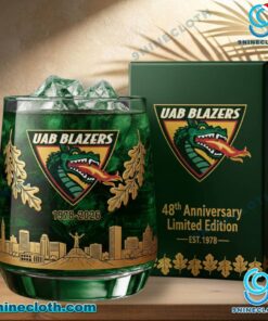 UAB Blazers 48th Anniversary 1978-2926 Whiskey Glass b3ULeW2