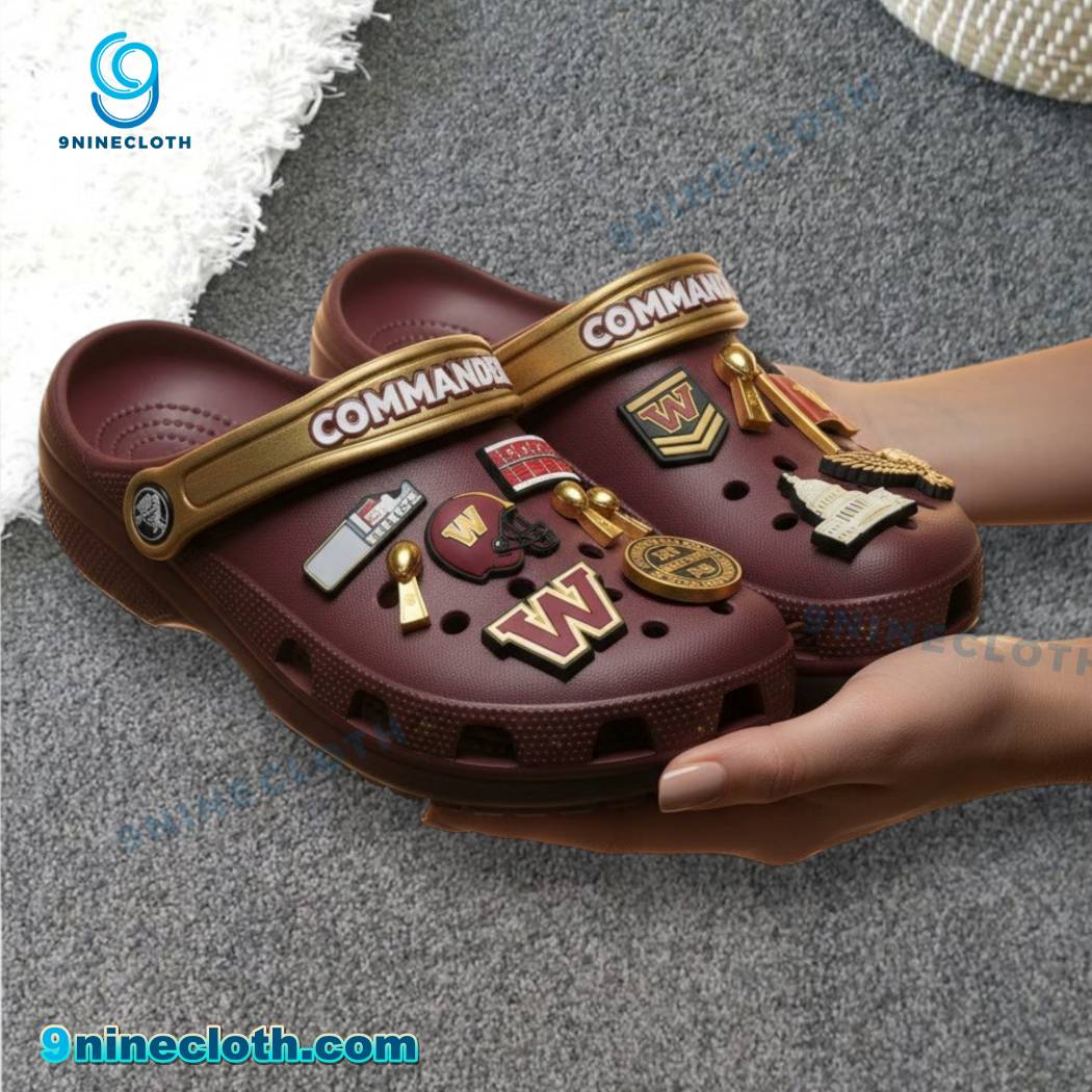 Washington Commanders Crocs With Charms-a sNwJUTr