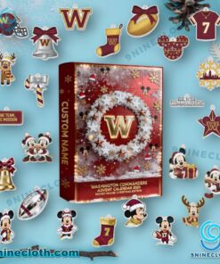 Washington Commanders x Mickey Personalized Advent Calendar 2025 GSsfMk8