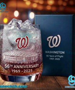 Washington Nationals 56th Anniversary Whiskey Glass zQlFX2x