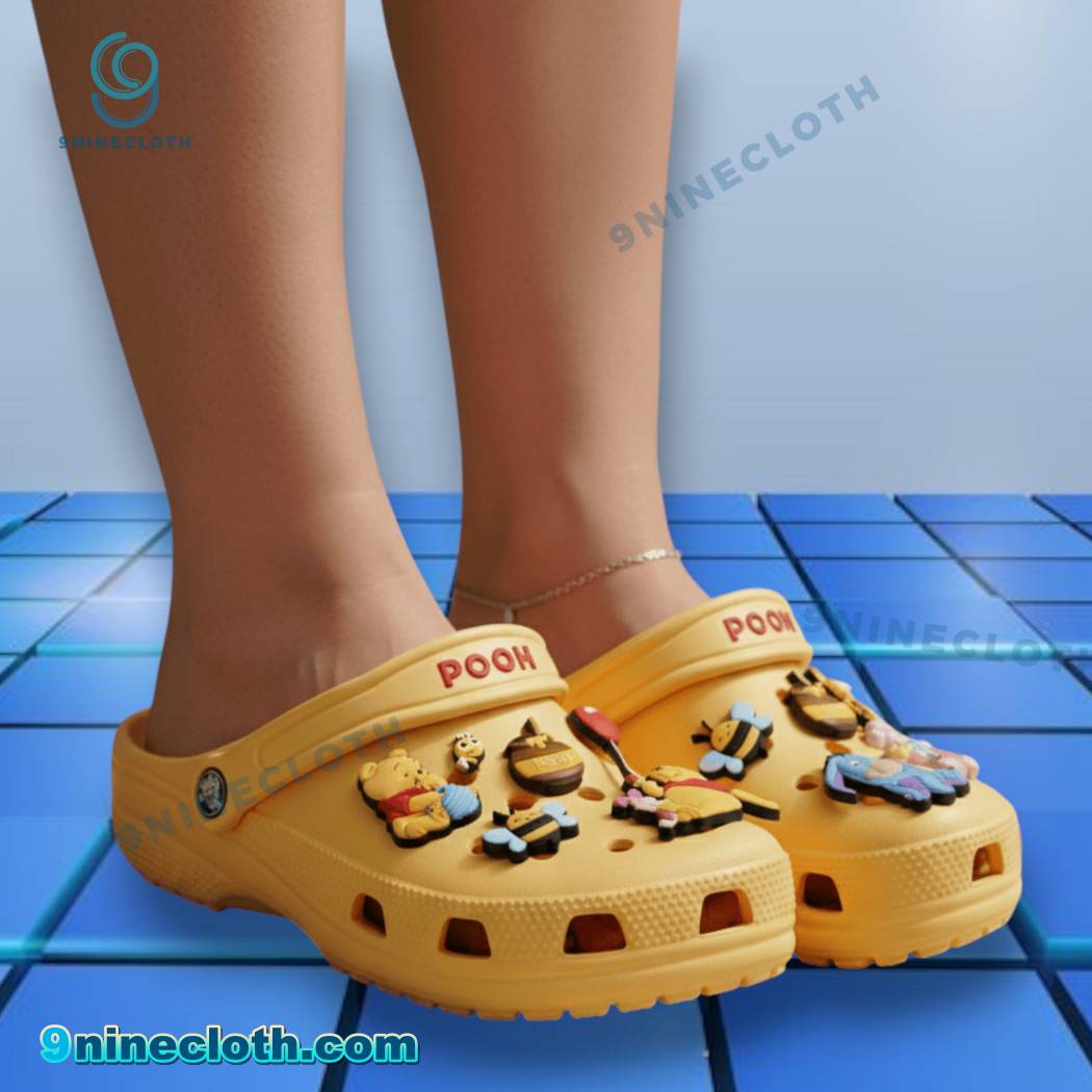 Winnie The Pooh Crocs With Charms-b CujpsAO