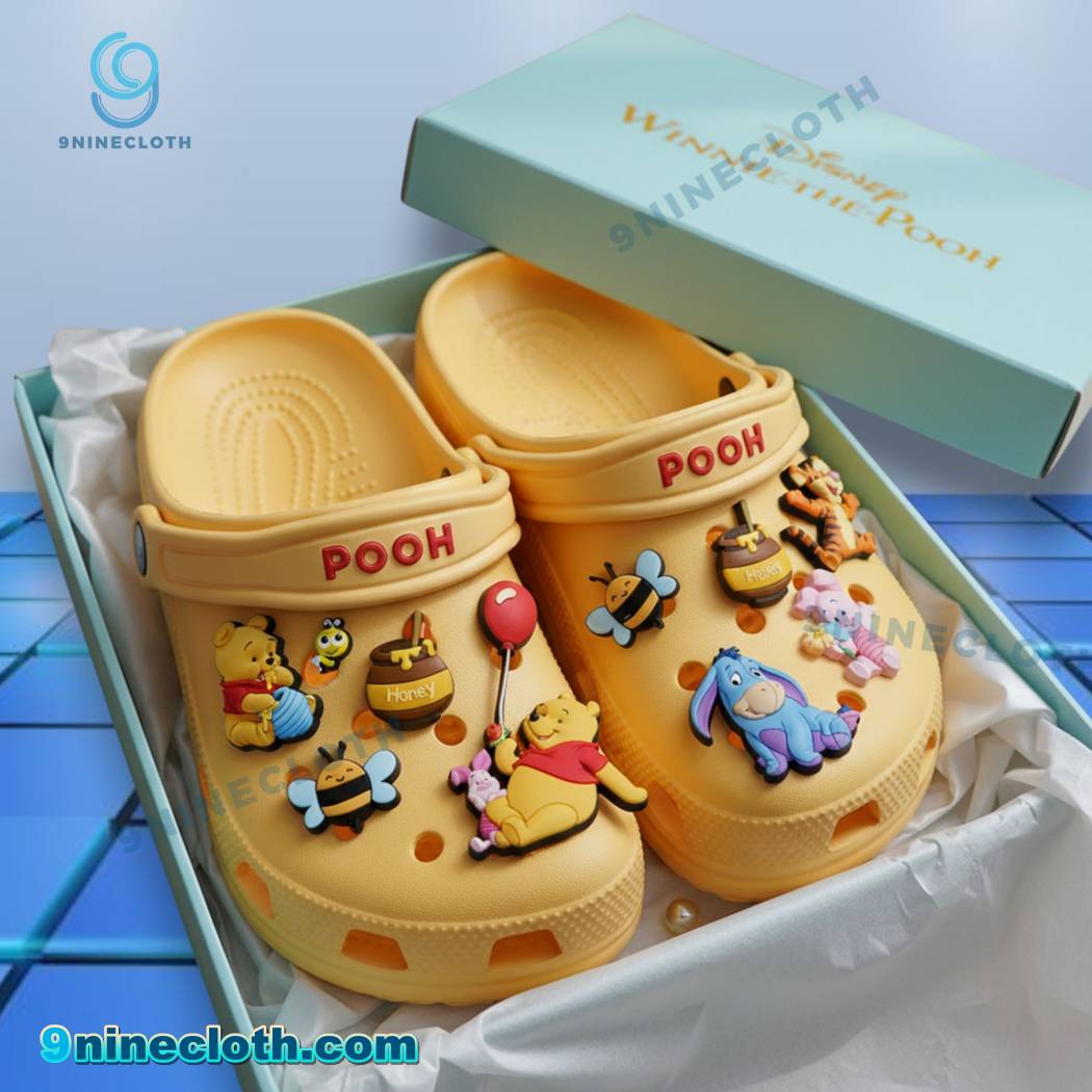 Winnie The Pooh Crocs With Charms QnpTCEJ
