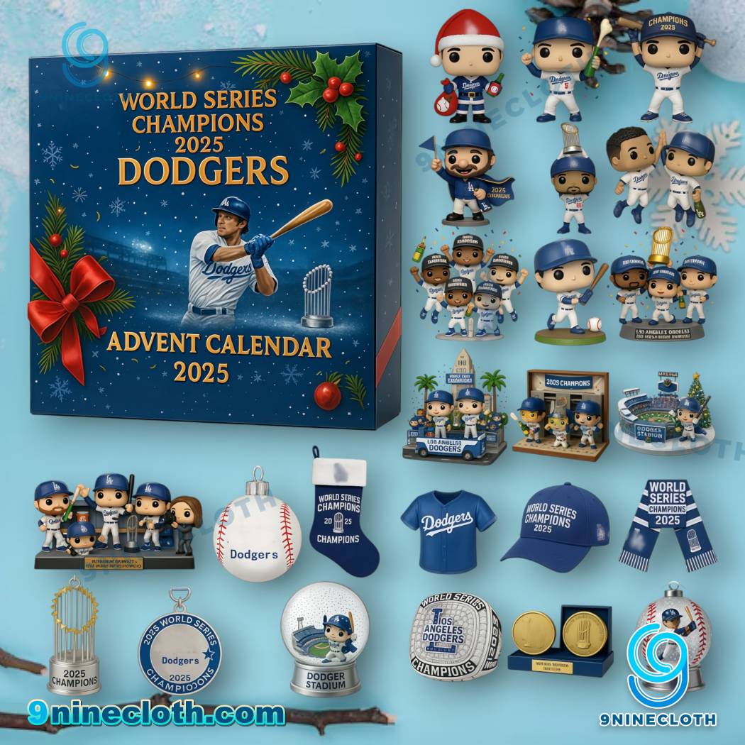 World Series Champions Dodgers 2025 Advent Calendar 2tTFCNY
