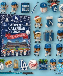 World Series Champions Let's Go Dodgers Advent Calendar 2025 3Sr1Ui5