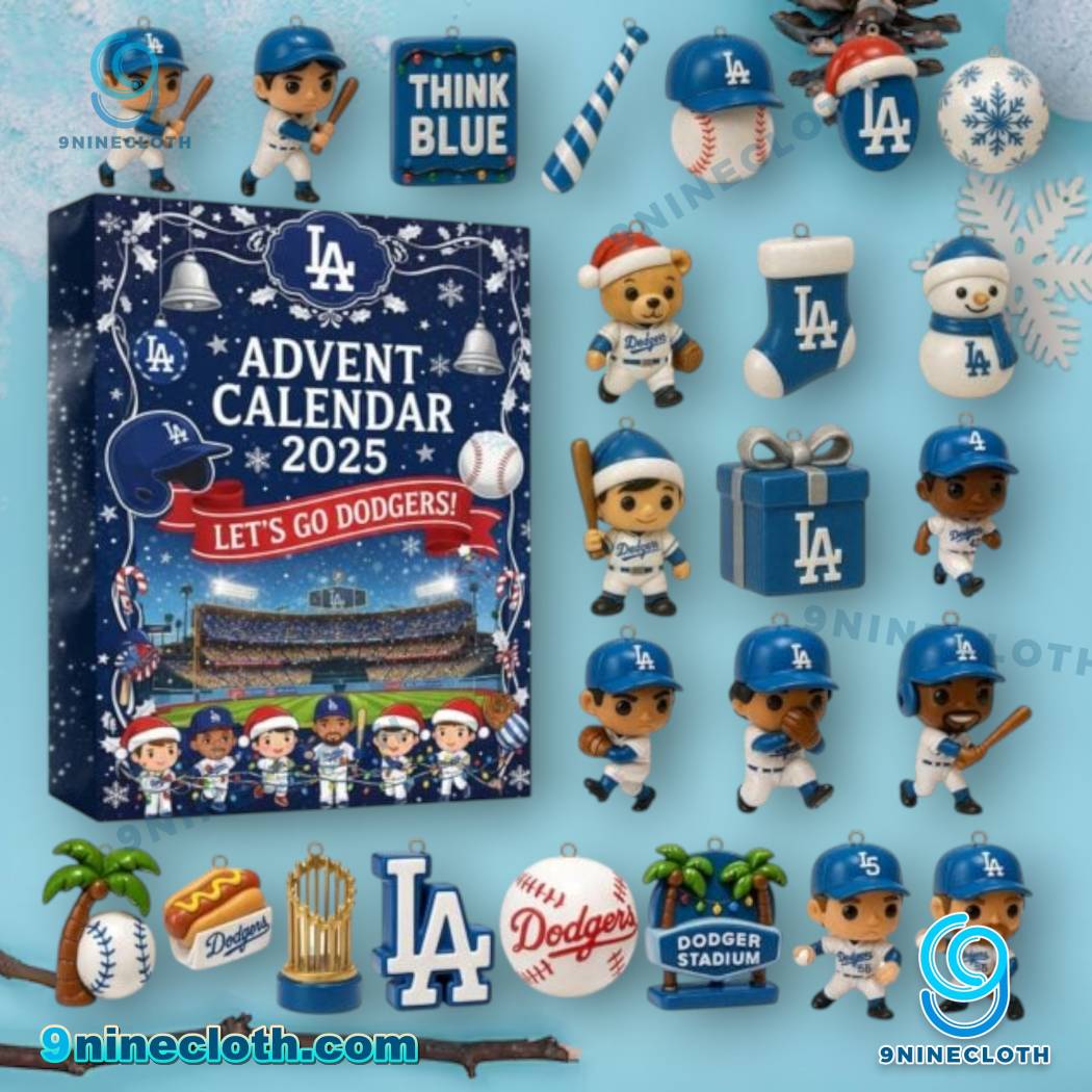 World Series Champions Let's Go Dodgers Advent Calendar 2025 3Sr1Ui5