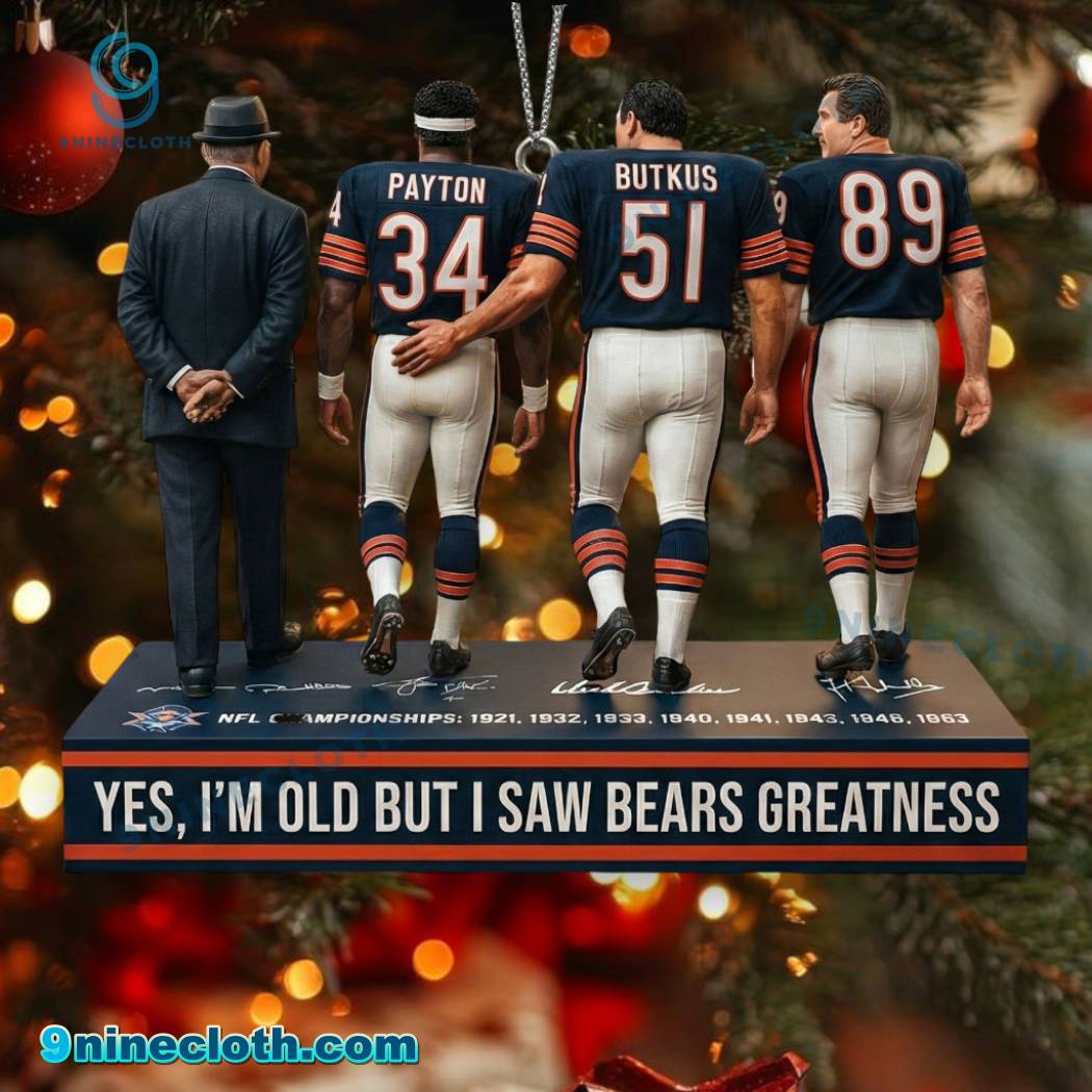 Yes I'm Old But I Saw Bears Greatness Ornament o7xDwU0