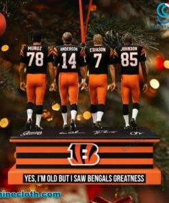 Yes I'm Old But I Saw Bengals Greatness Ornament 5KUfeLX