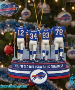 Yes I'm Old But I Saw Bills Greatness Ornament z9ob7qj