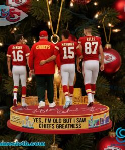 Yes I'm Old But I Saw Chiefs Greatness Ornament ucXTYyk