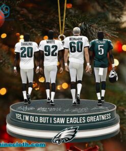 Yes I'm Old But I Saw Eagles Greatness Ornament QWC0aAE