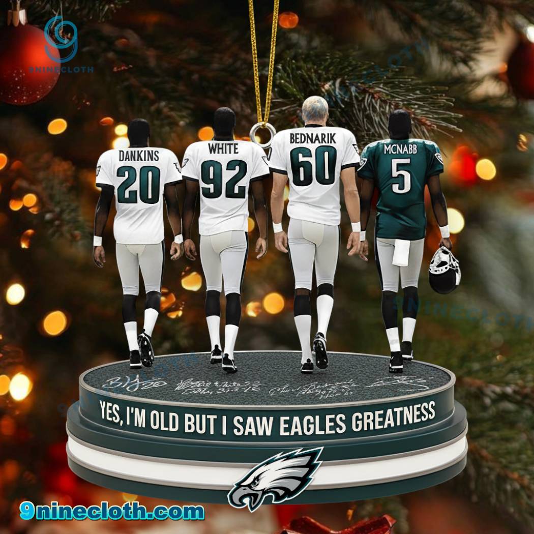 Yes I'm Old But I Saw Eagles Greatness Ornament QWC0aAE