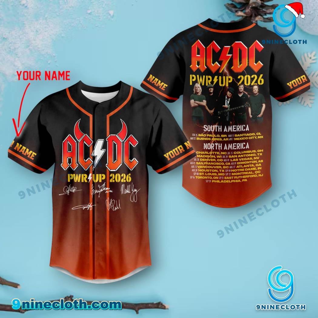 ACDC Pwr Up 2026 Tour Personalized Baseball Jersey-a RJAgwGi