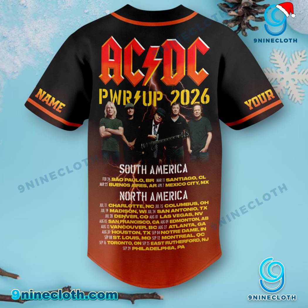 ACDC Pwr Up 2026 Tour Personalized Baseball Jersey-c xdTlqP5