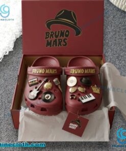 Bruno Mars Crocs With Charms z092V4k