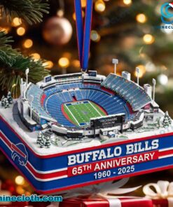 Buffalo Bills Stadium 65th Anniversary 1960-2025 Ornament 9lLTpem