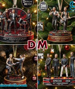 Depeche Mode 45th Anniversary 1980-2025 Ornament xiLl2OD