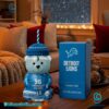 Detroit Lions 2025 Anniversary Bear Glass Cup pL9Yq26