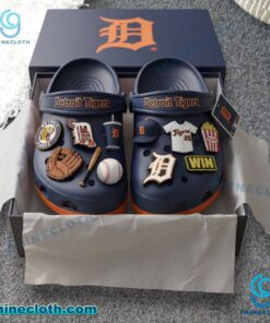 Detroit Tigers Crocs With Charms fU9MExD