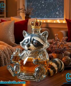 Drunk Raccoon Whiskey Bottle yG7r3PX