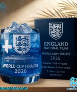 England National Team World Cup Finalist 2026 Whiskey Glass mxyWD2q