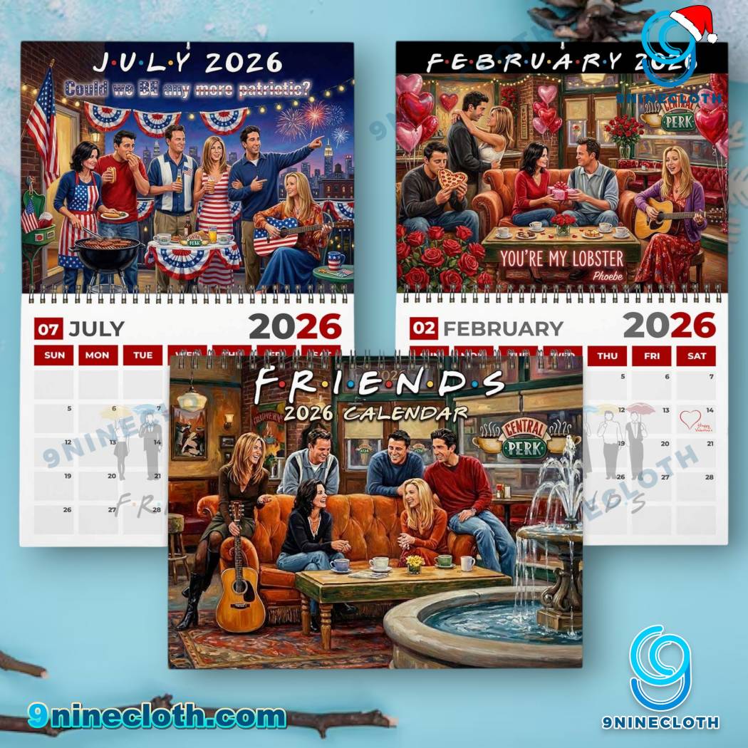 F.r.i.e.n.d.s 2026 Wall Calendar-b T1ZJH5U