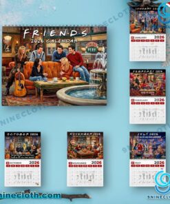 F.r.i.e.n.d.s 2026 Wall Calendar 3pMPHZw