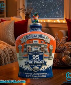 Florida Gators 95 Years Of The Swamp 1930-2025 Whiskey Bottle 38oBOjT