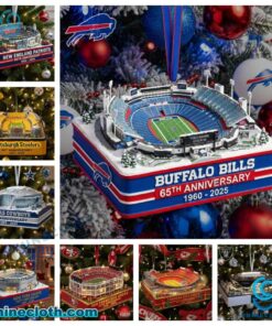 Football Team Stadium Anniversary 2025 Ornament Collection XUCz5a0