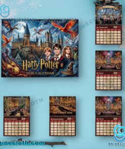 Harry Potter 2026 Wall Calendar Ne53aJ8