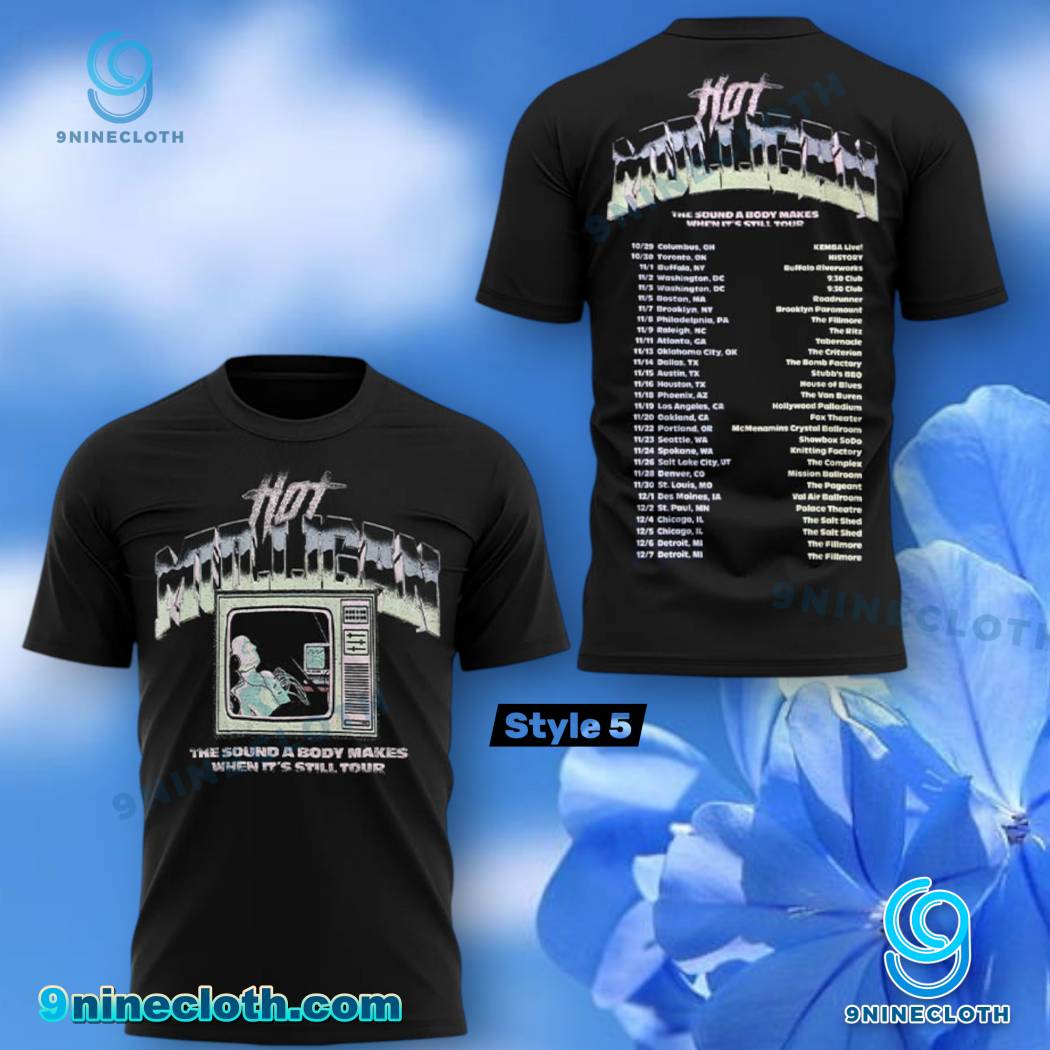 Hot Mulligan The Sound A Body Makes When It's Still Tour Shirt-x DHfemq0