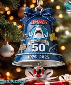 Jaws 50th Anniversary Christmas Bell Ornament pSZbBjN