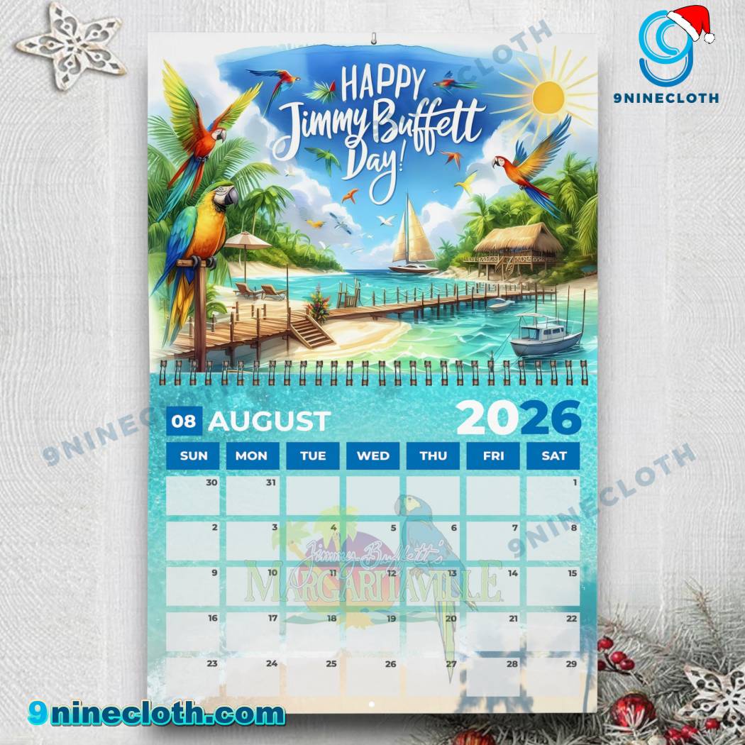 Jimmy Buffett 2026 Wall Calendar-1 d8SHL3h