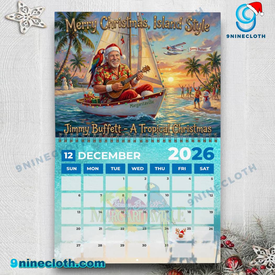 Jimmy Buffett 2026 Wall Calendar-1-a 0aWguBY