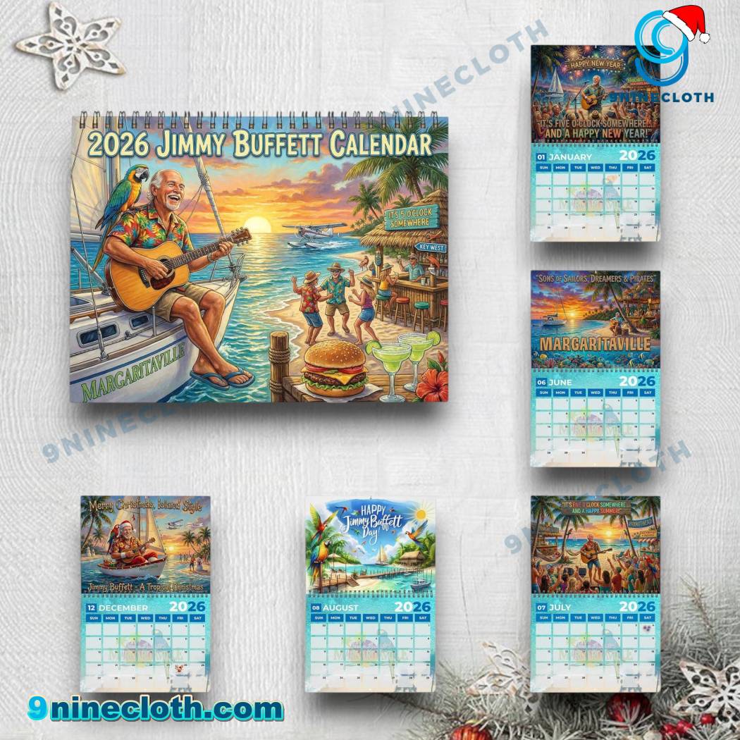 Jimmy Buffett 2026 Wall Calendar Dj8lc1W