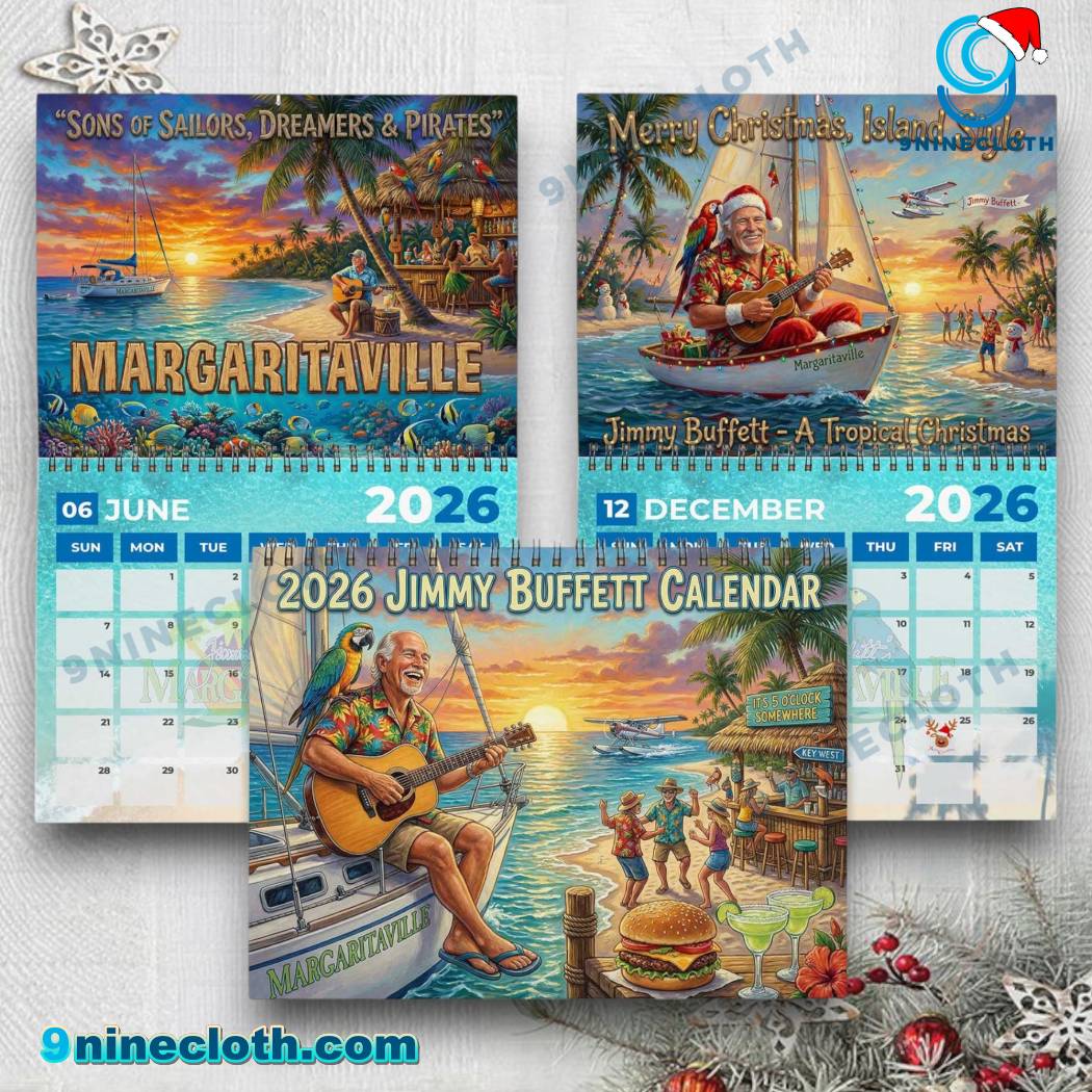 Jimmy Buffett 2026 Wall Calendar-a tVequR7