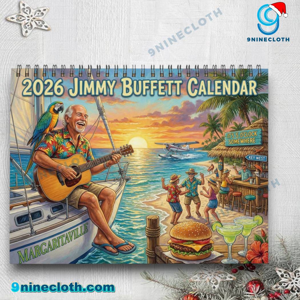 Jimmy Buffett 2026 Wall Calendar-c isHFOu3