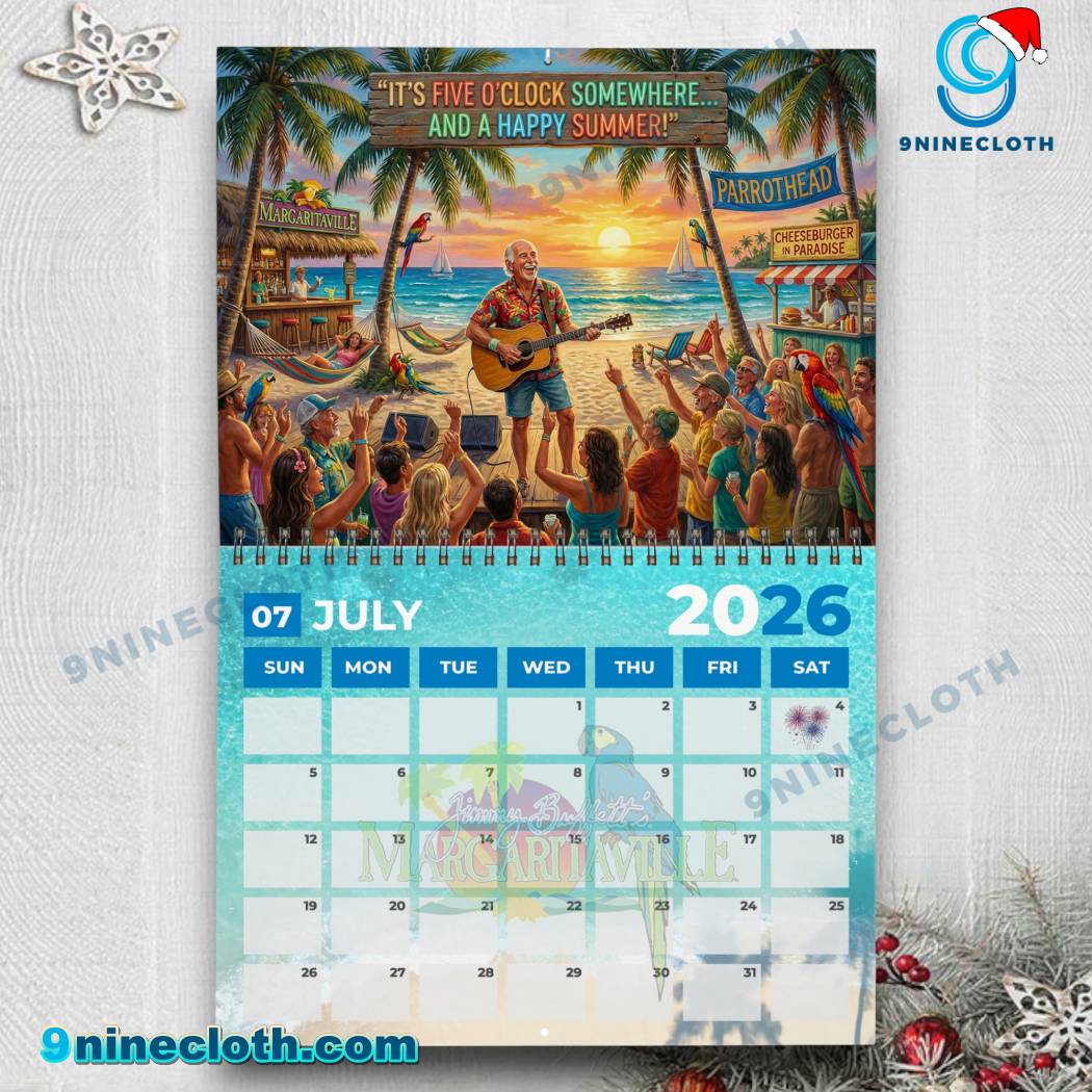 Jimmy Buffett 2026 Wall Calendar-z cVj57Fq
