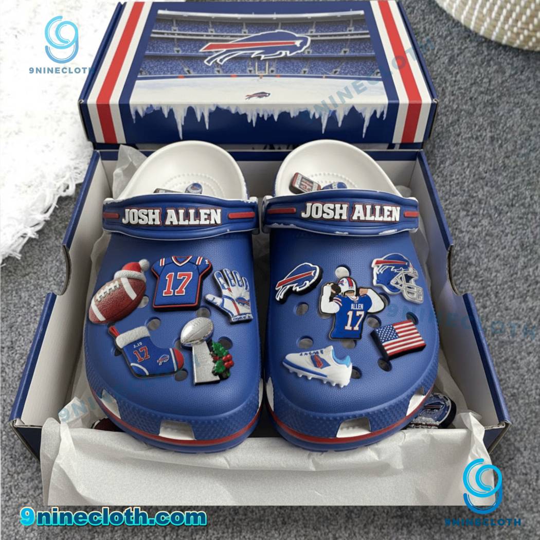 Josh Allen Crocs With Charms F0GS2go