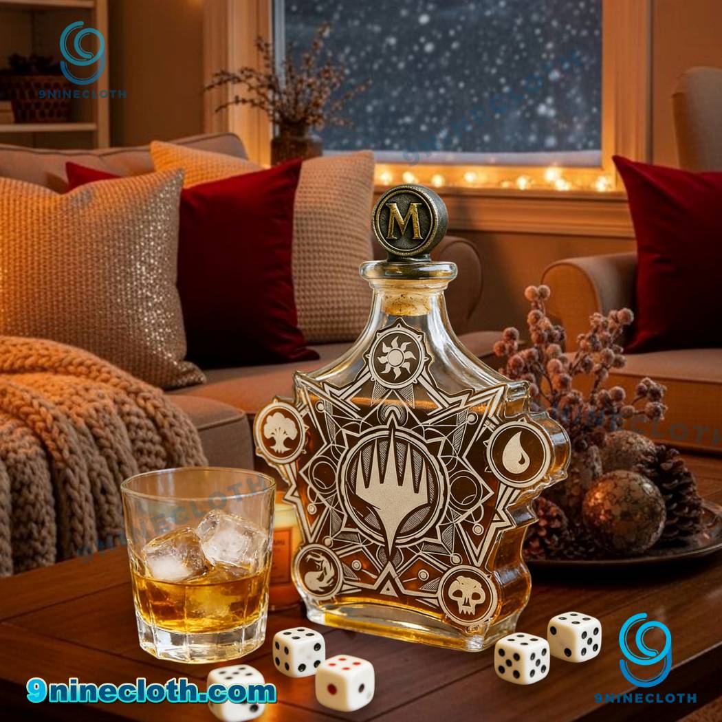 Magic The Gathering 5 Symbols Whiskey Bottle-a t7wAfLG