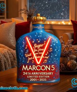 Maroon 5 24th Anniversary Whiskey Bottle JKPrYwZ